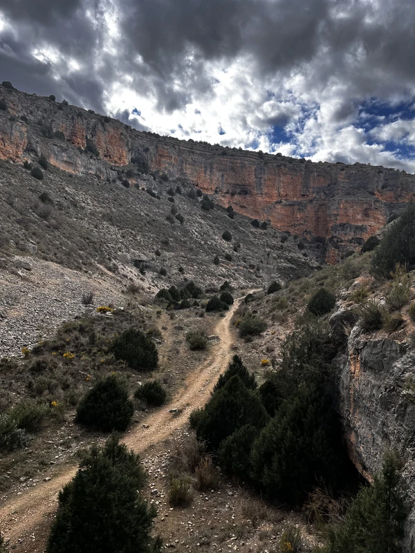 MTB in canyon Spain Jaraba
