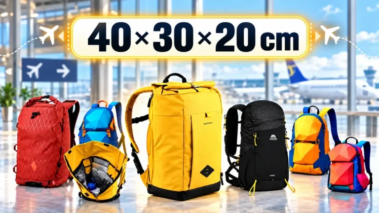 best personal item backpack 40x30x20