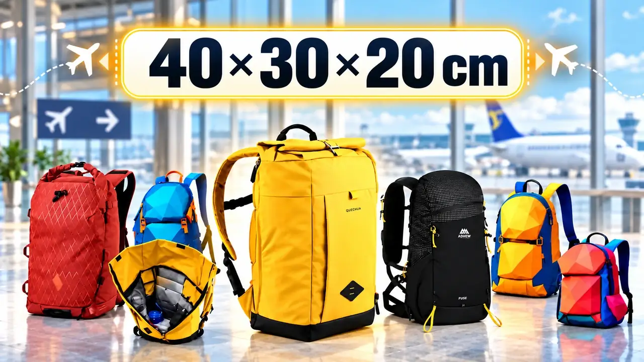 best personal item backpack 40x30x20